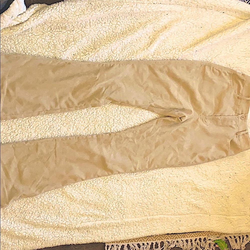 Flare corduroy pants